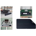 LEITZ Schreibunterlage, 700 x 360 mm, aus Filz, dunkelgrau weiche Oberfläche, aus 75% recycelten Materialien (100% - 1 Stück (53830089)