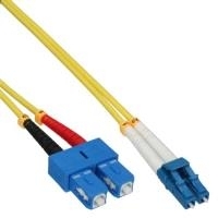 InLine® LWL Duplex Kabel, LC/SC 9/125µm, 20m (88656B)