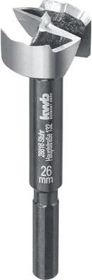 kwb 706326. Vorgesehene Verwendung: Bohrer, Bohrerart: Centering drill bit, Bohr-Bit-Durchmesser: 2,6 cm. Verpackungsart: Sichtverpackung. Anzahl der Bohrer-Bits: 1 Stück(e) (706326)