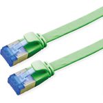 VALUE Patchkabel Kat.6A (Class EA) FTP, extra-flach, grün, 1,5 m (21.99.2144)