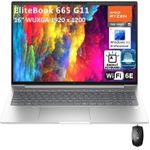 HP EliteBook 665 16 G11 Notebook – 16 Zoll WUXGA, AMD Ryzen 7 7735U, 16GB RAM, 512GB SSD, Windows 11 Pro (geöffnet)