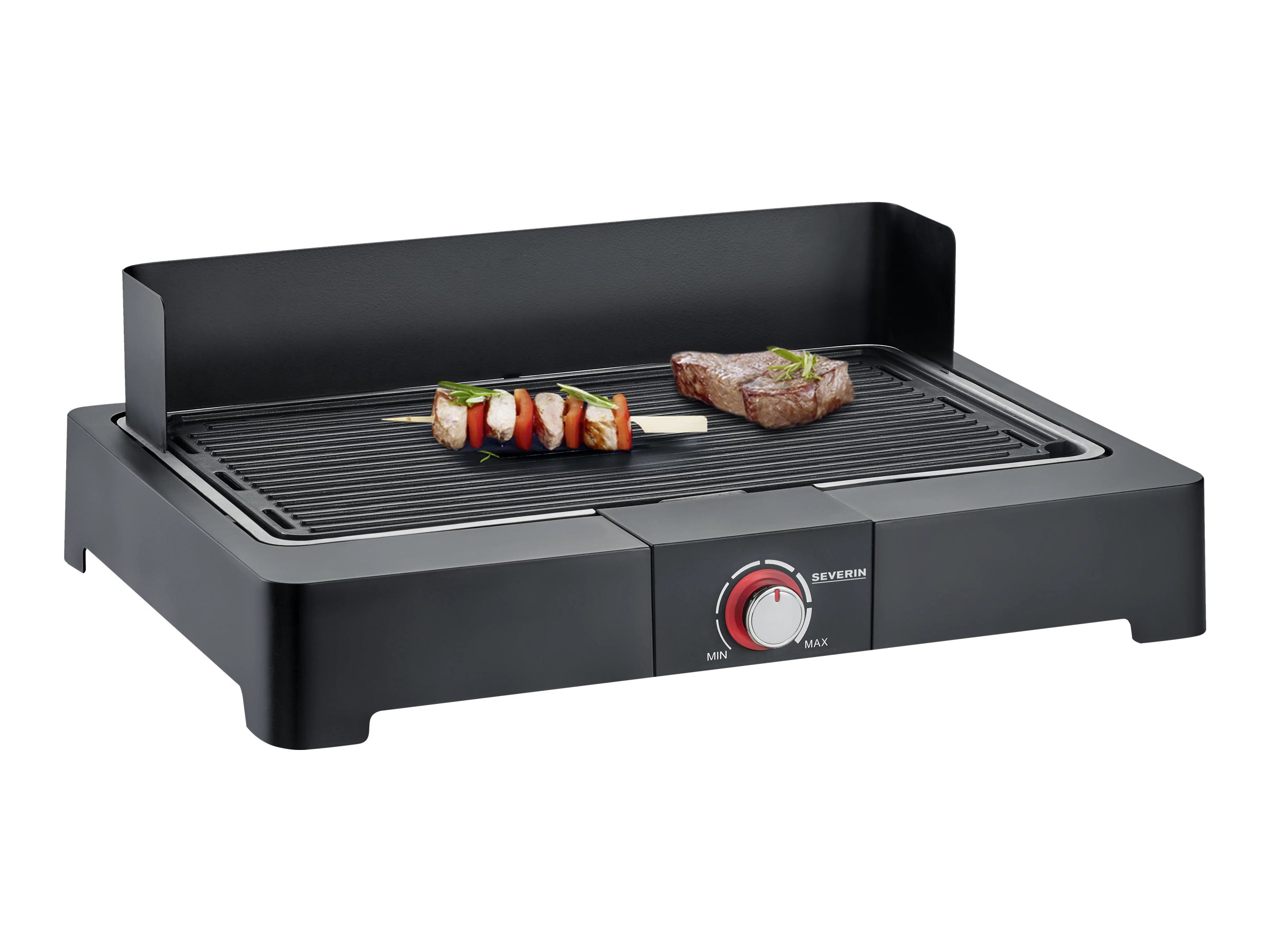 Severin PG 8567 Tisch-Elektrogrill 1150 cm² Grillfläche 2200 W Schwarz