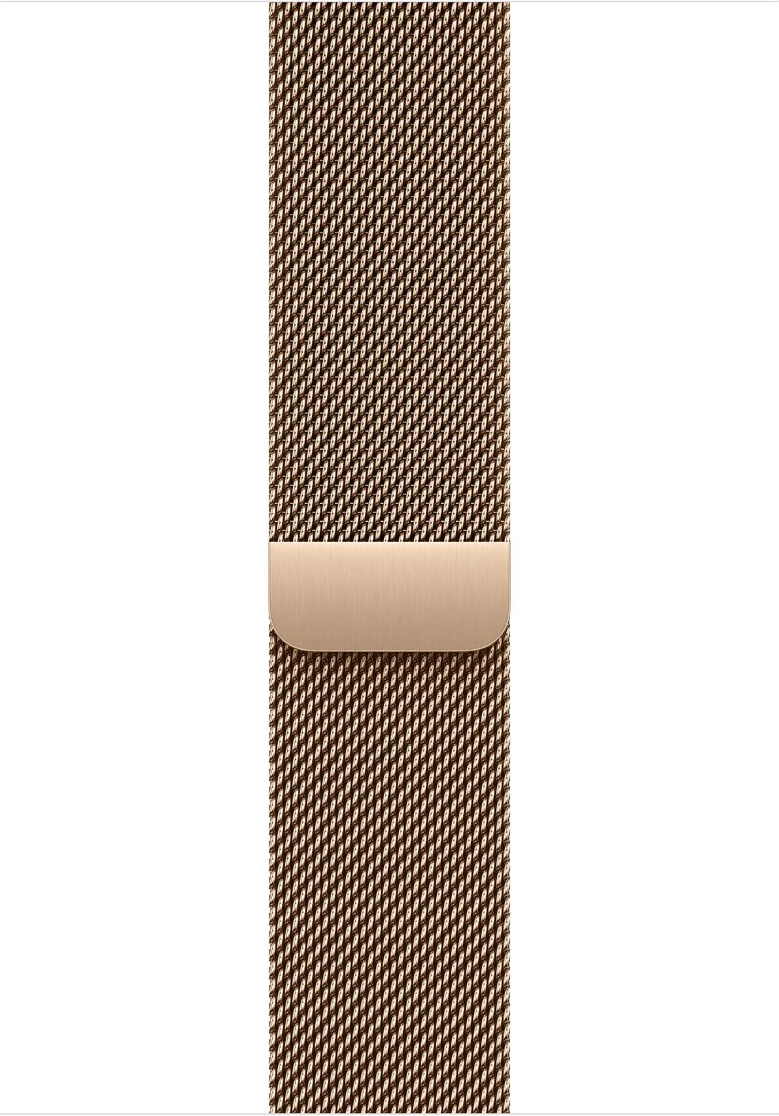 Apple 46mm Gold Milanese Loop - S/M (MGJ44ZM/A)