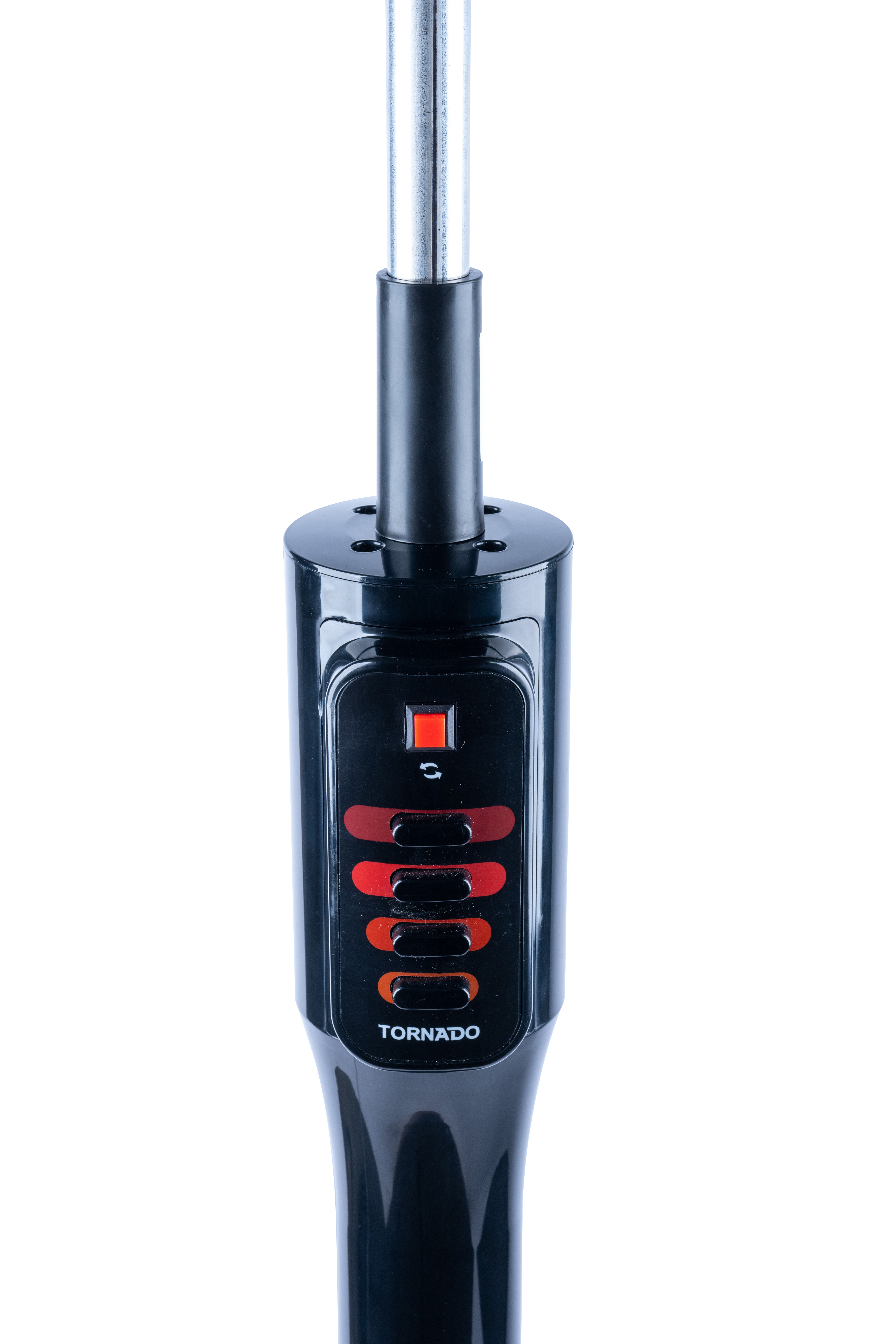Tornado EFS-111M Standventilator 16" 60 W Rot auf Schwarz