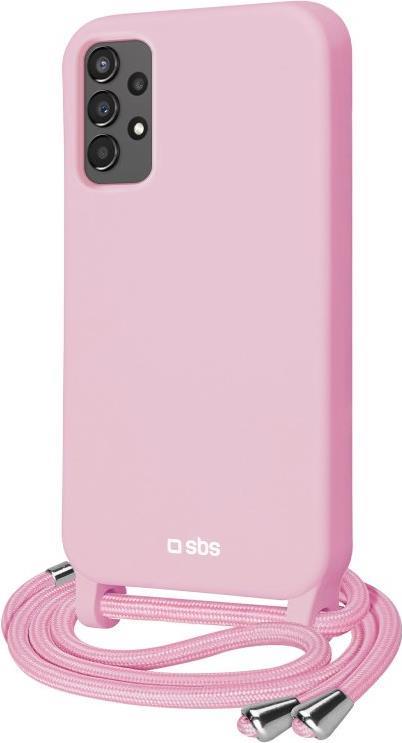 SBS Necklace Case für Samsung Galaxy A13 4G pink ( TESCROPEFULSAA134GP )