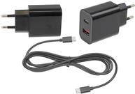 Brodit Netzteil USB USB Netzteil, USB-C und USB-A Anschluss, Input: 220V, Output: 5V, 3A, Quick Charge, inkl. USB-C auf USB-C Kabel (945084)