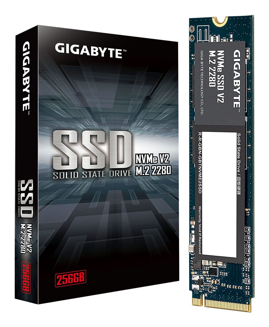 Gigabyte V2 256 GB SSD M.2 2280 PCIe 3.0 x4 NVMe
