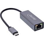 InLine USB 3.2 Netzwerkadapter Kabel USB-C zu RJ45 Gigabit Netzwerk (33380Q)