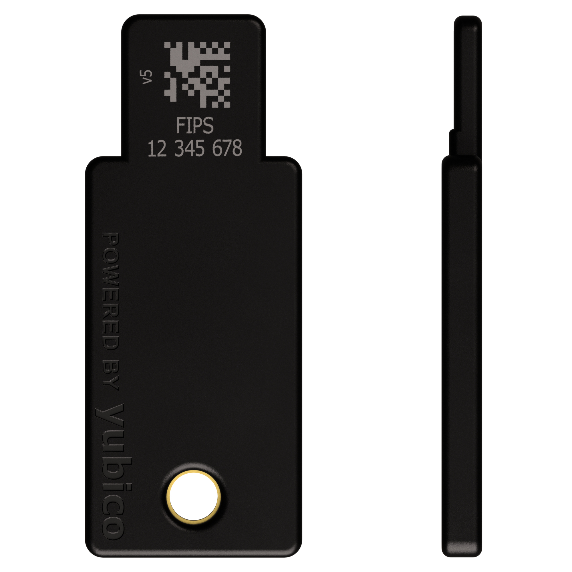 Yubico YubiKey 5 NFC FIPS USB-Sicherheitsschlüssel Schwarz