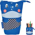 Herlitz Whale Weiches Federmäppchen Polyester Schwarz (50043668)