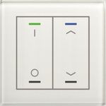 MDT technologies Glastaster II Light 2-fach RGBW,sw,Jalou,schalt BE-GTL2TW.D1 (BE-GTL2TW.D1)