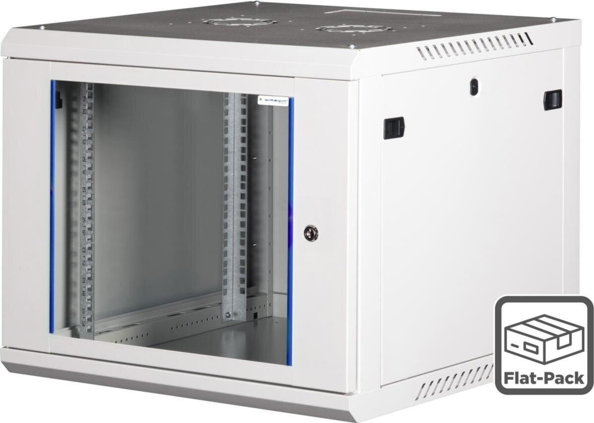 Wirewin 19\" Wandschrank, einteilig, Pro 3nd Generation, Flat-Pack, 600x600mm, hellgrau Schränke (WCAB PS3 600X600X9U FP)