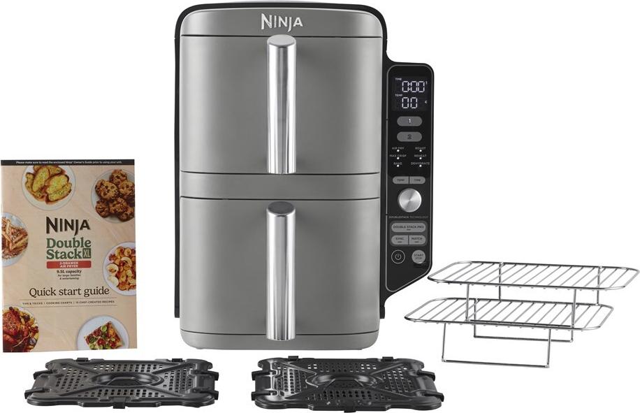 Ninja SL400EU Heißluftfritteuse 9.5 Liter 2.47 kW Grau