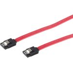 S/CONN maximum connectivity SATA-Anschlusskabel, Stecker auf Stecker, mit Metall-Befestigung, 0,3m (78241-0.3)