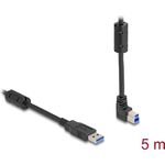 Delock 81107 USB 3.0 Kabel A Stecker auf B Stecker 90° oben 5 m (81107)
