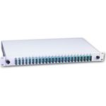 Lightwin LWL Spleissbox, 48 Fasern, 24x DSC Multimode, 50/125µm OM3 Pigtail Spleißboxen (SPBOX 48G50 OM3 DSC)