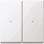 Merten Abdeckung Dimmer System M, 1-M, M-Smart, M-Plan, M-Creativ Polarweiß glänzend MEG5220-0319 (MEG5220-0319)