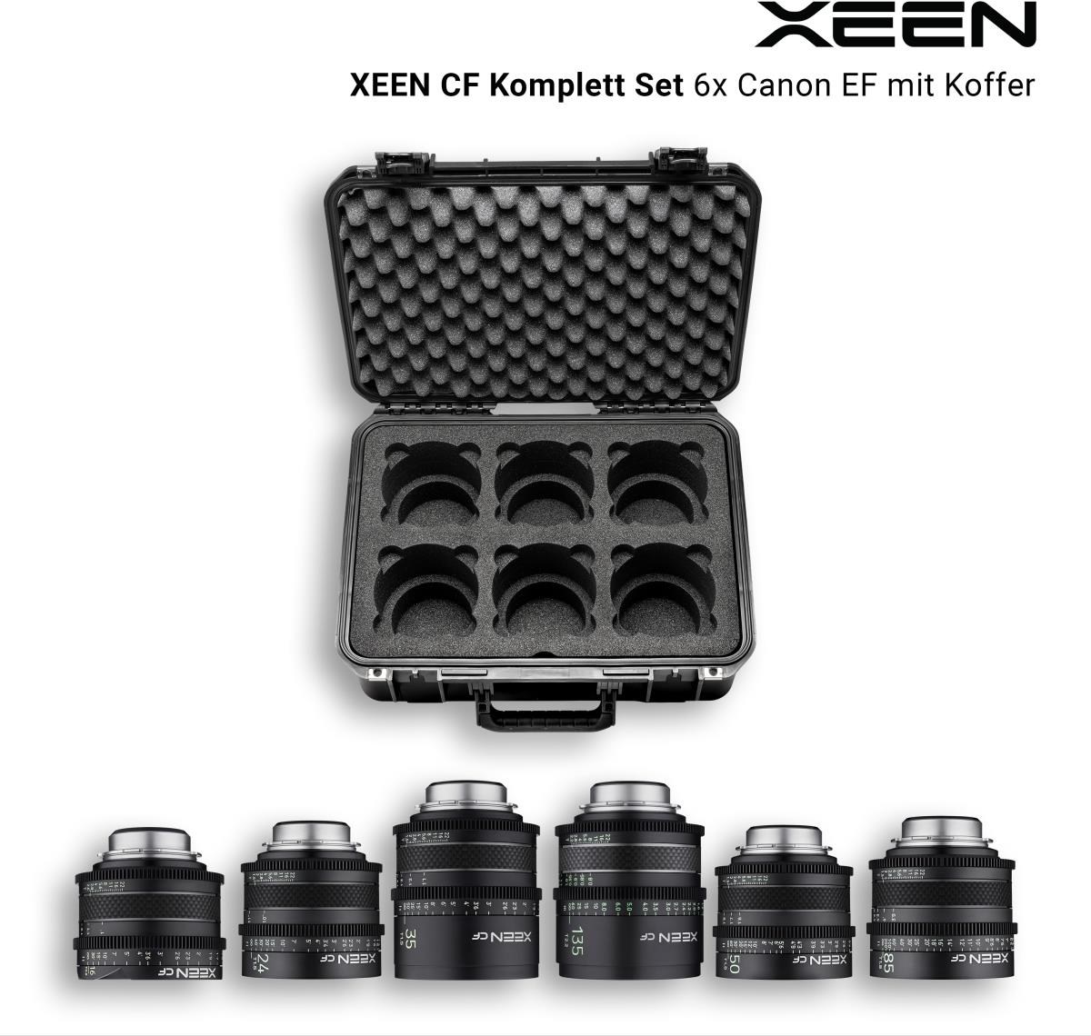 XEEN CF Komplett Set 6x Canon EF mit Koffer (23336)