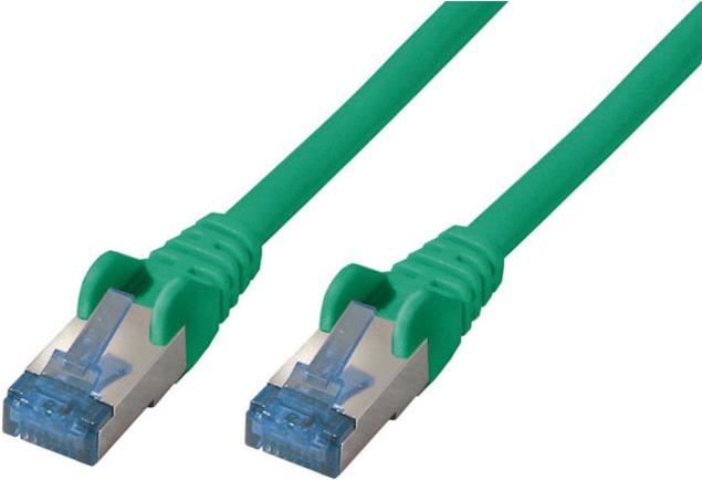 SCONN TP-Patchkabel 0,5m, S-FTP, Cat.6, grün, PIMF