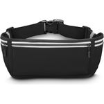 Hama Bauchtasche für Handys, Laufgürtel zum Joggen, reflektierend, Schwarz (00019859)
