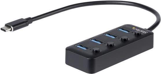 StarTech.com 4-Port USB-C Hub (HB30C4AIB)