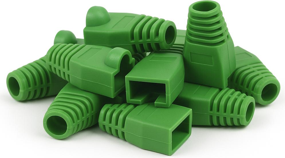 DSIT DANICOM RJ45 Tule Grün - 10 Stück (DC-RJ45-BOOT-GREEN-10PCE)