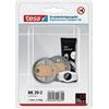 TESA BK20. Breite: 41 mm, Tiefe: 41 mm, Höhe: 8 mm. Menge pro Packung: 2 Stück(e) (40351-00000-01)