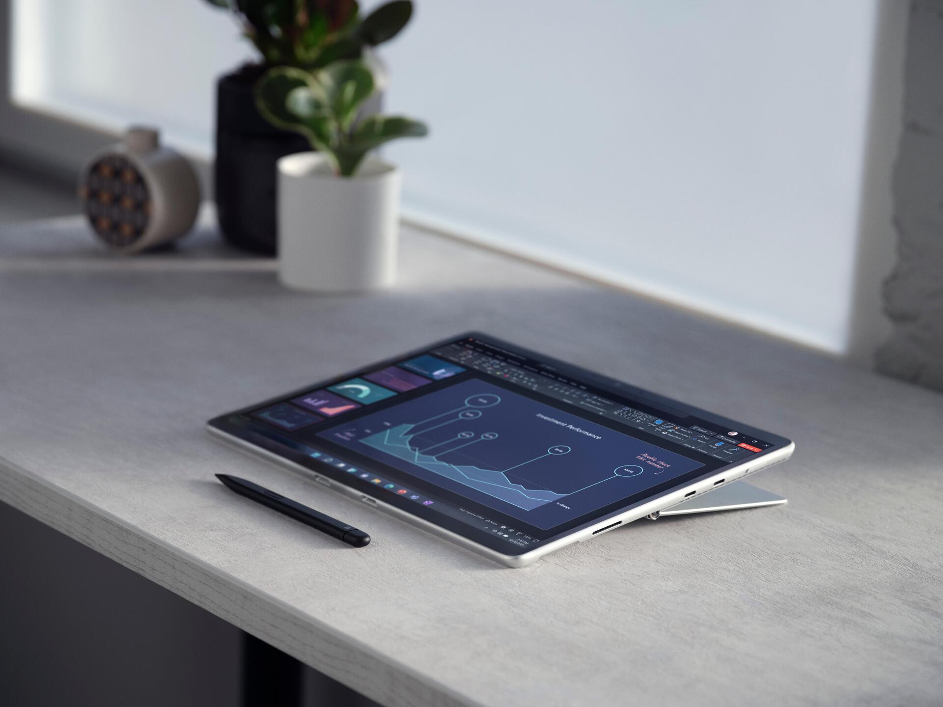 Microsoft Surface Slim Pen 2 Aktiver Stylus Bluetooth 5.0 Mattschwarz