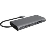 USB Type-C™ Notebook DockingStation zu zwölf weiteren Anschlüssen (IB-DK4050-CPD)