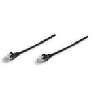 Intellinet Network Patch Cable, Cat5e, 15m, Black, CCA, U/UTP, PVC, RJ45, Gold Plated Contacts, Snagless, Booted, Lifetime Warranty, Polybag (320795)
