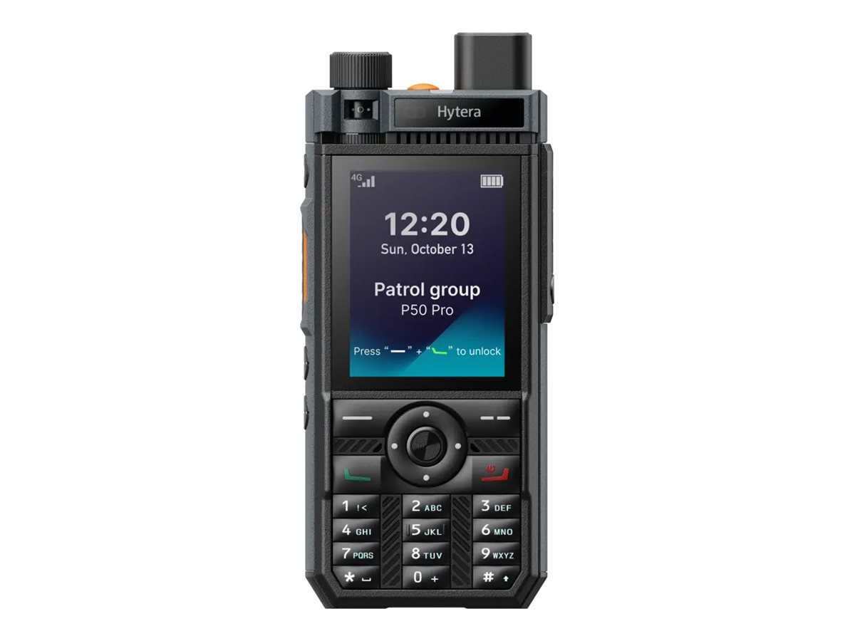 Hytera P50 PRO Zwei-Wege Funkgerät 2.4" 2 GB RAM 32 GB Android 12 Schwarz