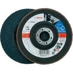 Bosch Accessories 2608606923 Fächerschleifscheibe X571 Best for Metal, gewinkelt, 125 mm, 60, Glasgewebe Durchmesser 125 mm Innen-Ø 22.23 mm 1 St.