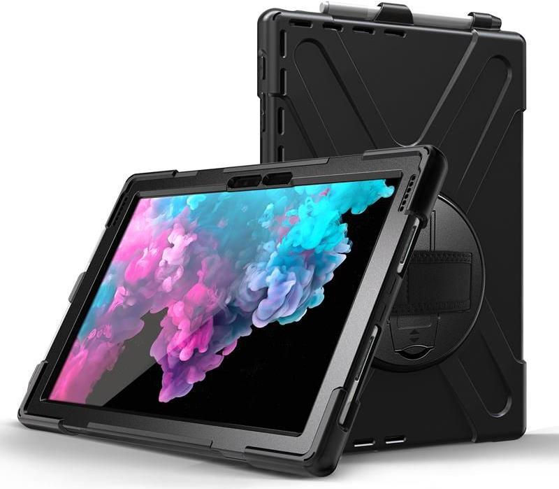 eSTUFF AUSTIN Defender Case for Microsoft Surface Pro 7+/7/6/5/4 - Black (ES681890-BULK)