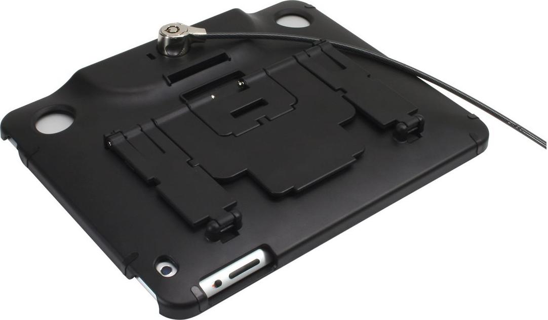 InLine iPad Halter/Case mit Sicherheitsschloss 4,4 mm x 2 m Schwarz