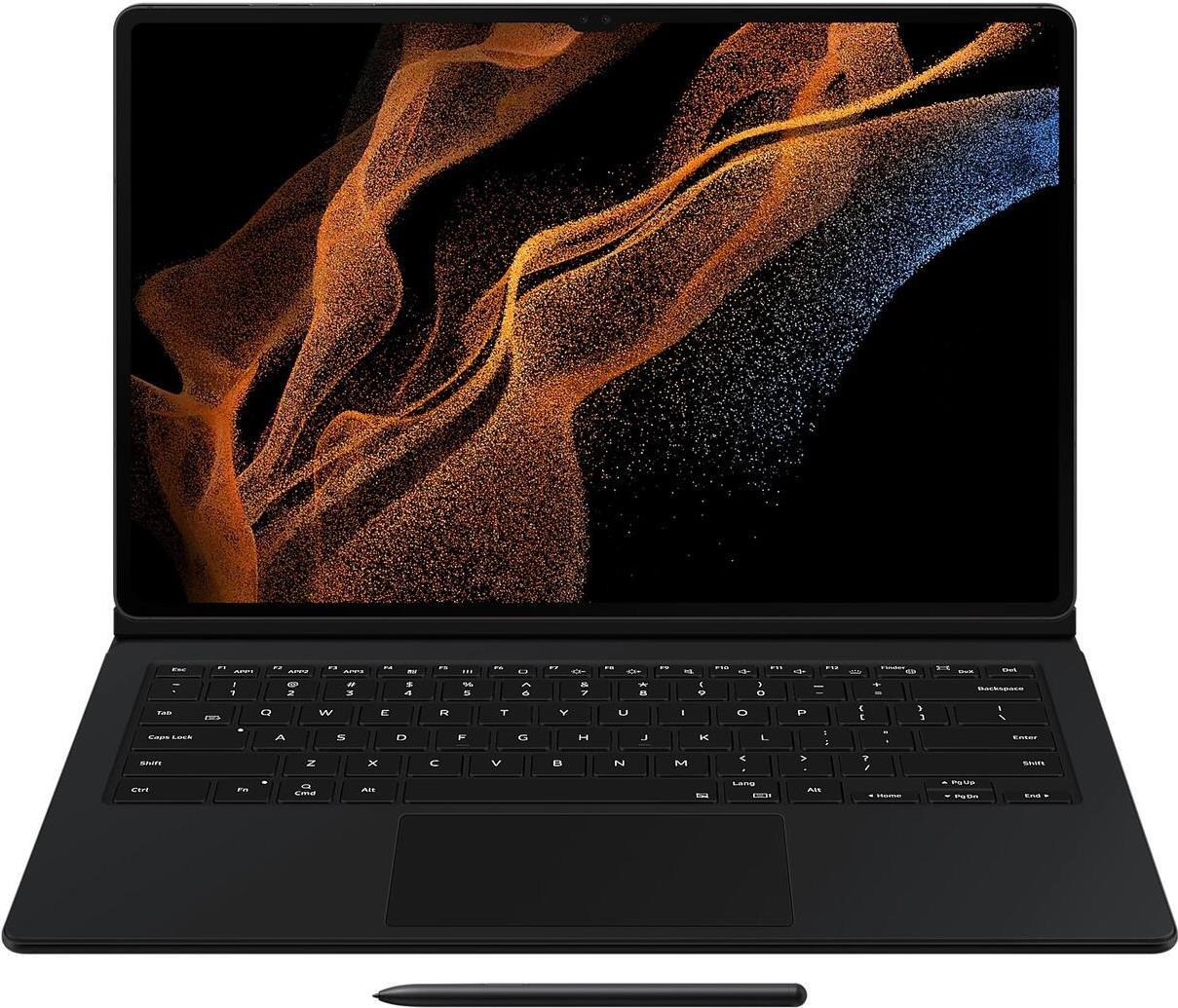 Samsung EF-DX900 Tastatur und Foliohülle 14,6" Schwarz