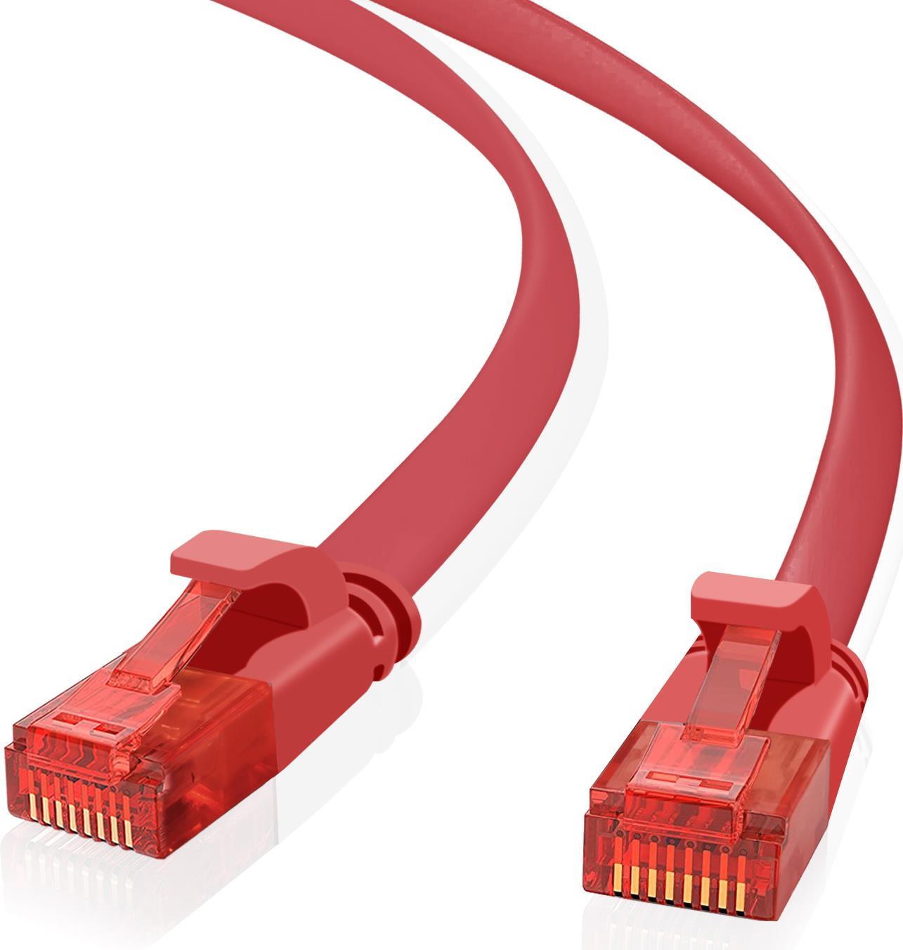 HERWECK Helos Ultra Slim - Patch-Kabel - RJ-45 (M) bis RJ-45 (M) - 15 m - UTP - CAT 6 - Knickschutzm