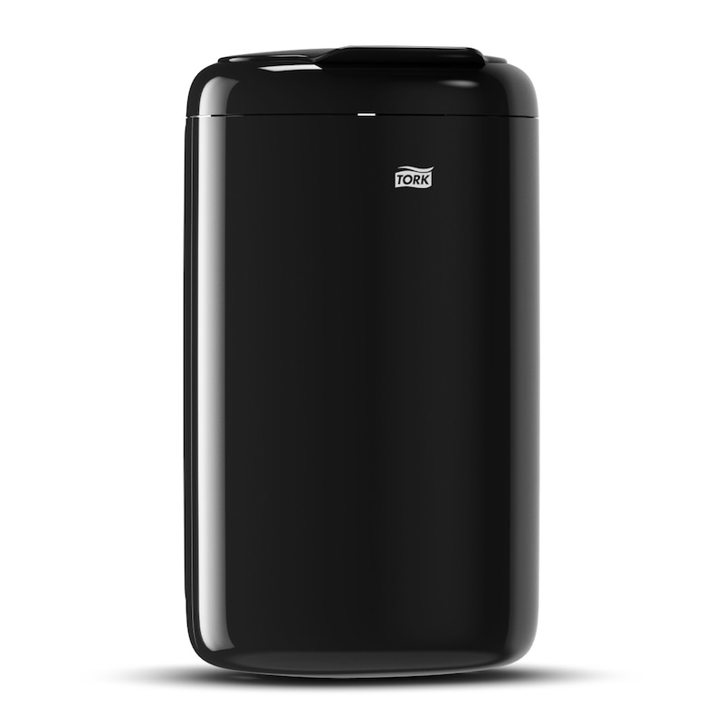 Tork Elevation Mini Bin Mülleimer 5 L Klappdeckel Kunststoff Schwarz