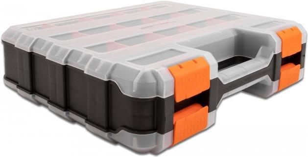 Delock Werkzeugkiste 2 x 17 compartments Kunststoff 18417