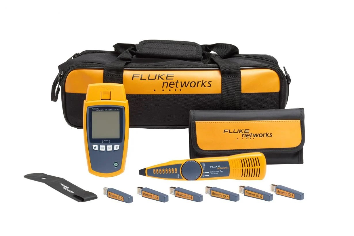 Fluke MicroScanner PoE PoE-Tester RJ-11, RJ-45 Schwarz, Blau, Gelb