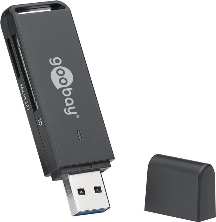 Wentronic 58260 Kartenleser USB 3.2 Gen 1 (3.1 Gen 1) Eingebaut Schwarz (58260)