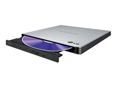LG GP57ES40 Externer DVD-Brenner DVD±RW DVD-RAM USB 2.0 Silber