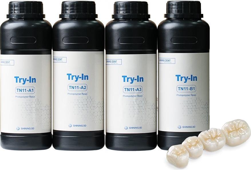 DENTAL TRY-IN RESIN TN11 A1 0,5kg SHINING 3D RESIN (M00002652)