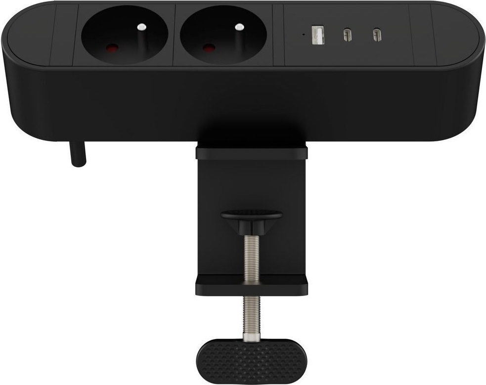MicroConnect Multi Desktop Power Socket 2 Ways French 1 x USB-A 2 - Zubehör Stromversorgung (MC-MDPS-FR2-30W)
