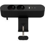 MicroConnect Multi Desktop Power Socket 2 Ways French 1 x USB-A 2 - Zubehör Stromversorgung (MC-MDPS-FR2-30W)