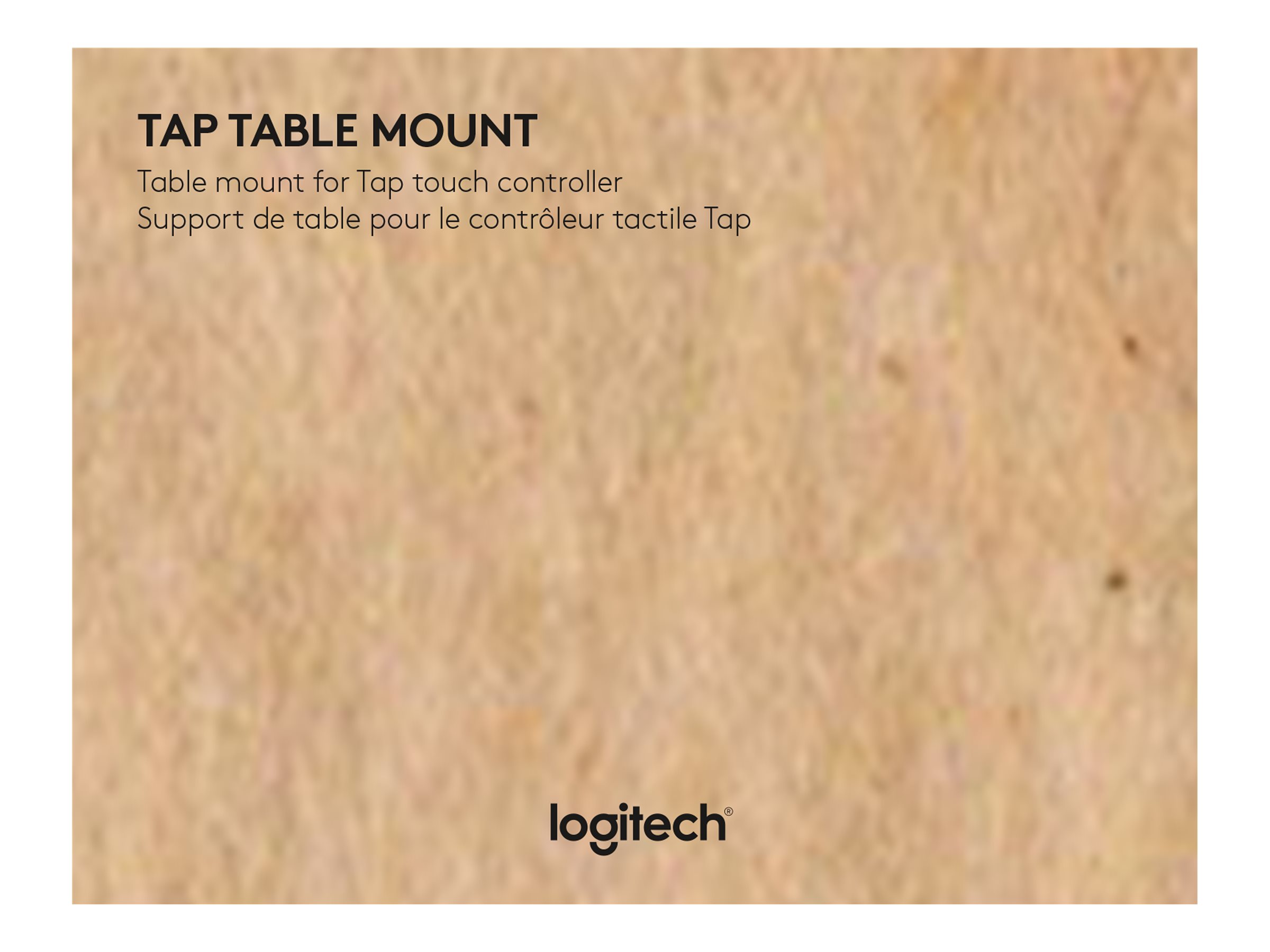 Logitech Tap Table Mount Montagekit für Videokonferenz-Controller Schwarz