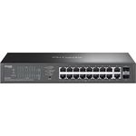 TP-LINK 20-PORT 1G EASY MANAGED SWITCH 16-P POE+ STEEL CASE AND FANLESS (ES220GP)