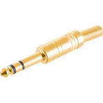 S/CONN maximum connectivity Klinkenstecker Stereo 6,3mm, Metall, vergoldet (50200-G)