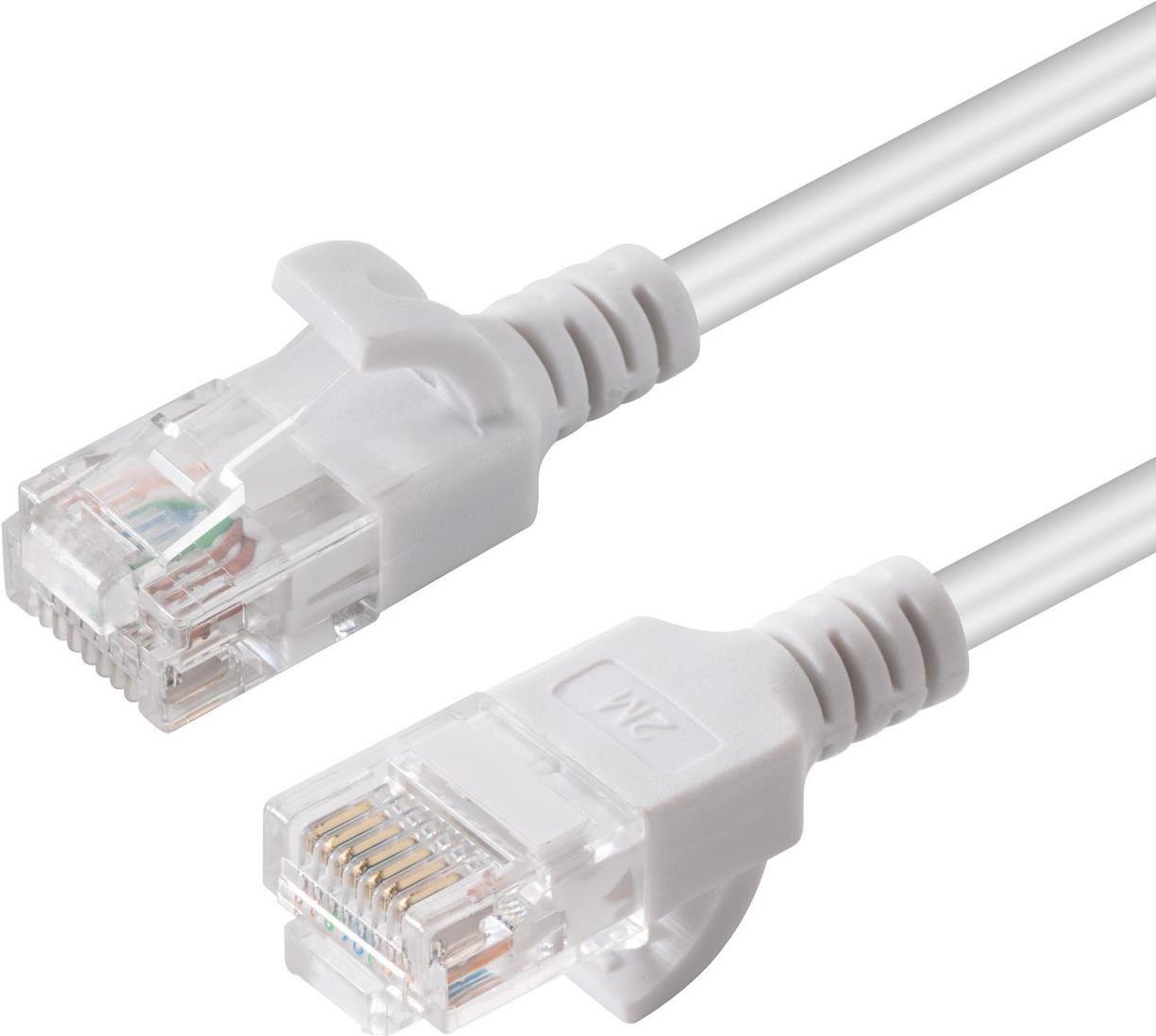 MicroConnect U/UTP CAT6 1.5M White Slim (V-UTP6015W-SLIM)