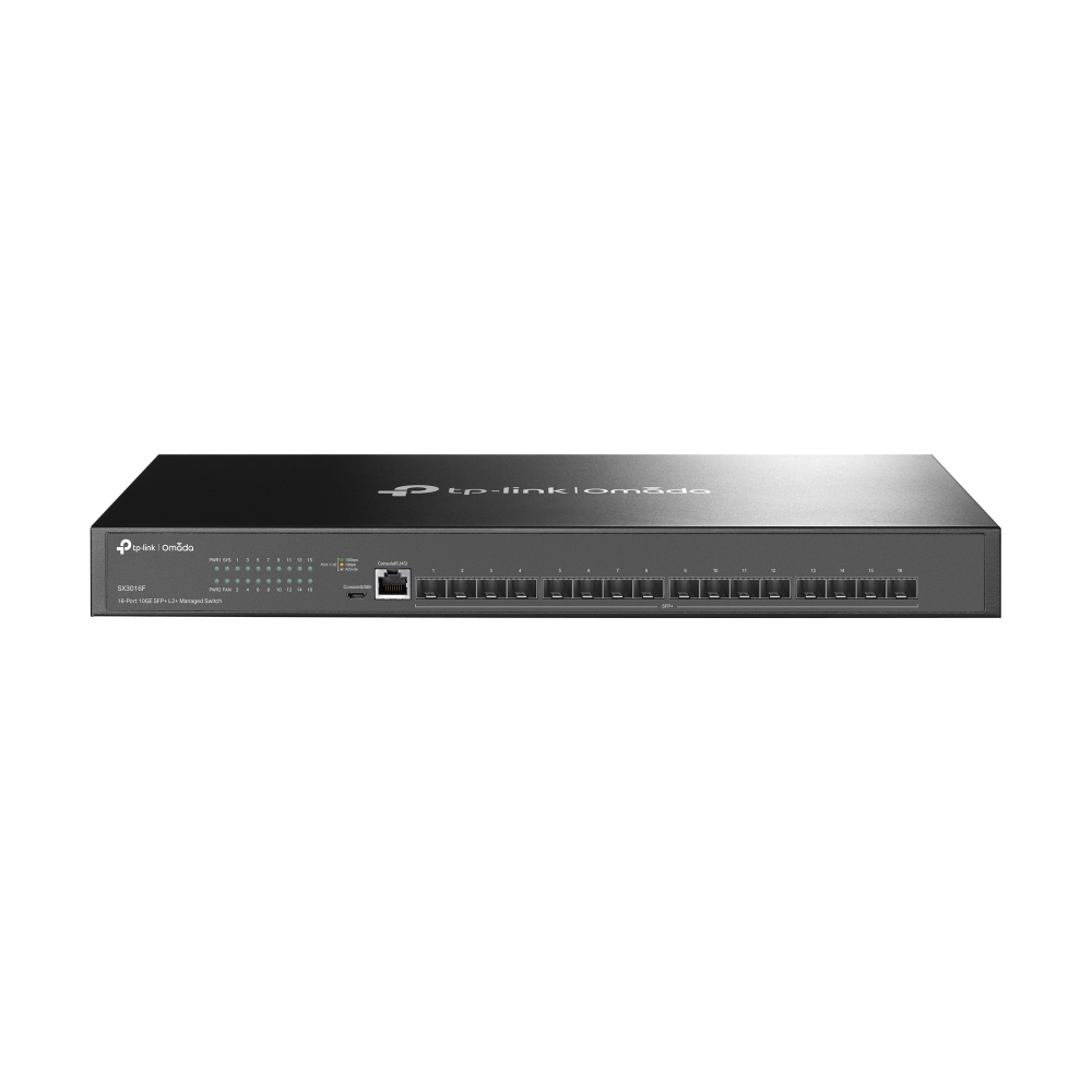 TP-Link Omada SX3016F Managed Switch L2+/L3 16 Ports Schwarz