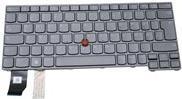 Lenovo ThinkPad X13 Gen 3 Notebook Tastatur Deutsch QWERTZ mit Hintergrundbeleuchtung Grau 5N21H77265